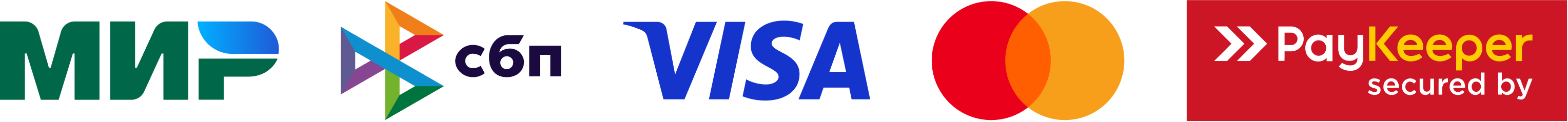МИР, СБП, Visa, Mastercard и PayKeeper